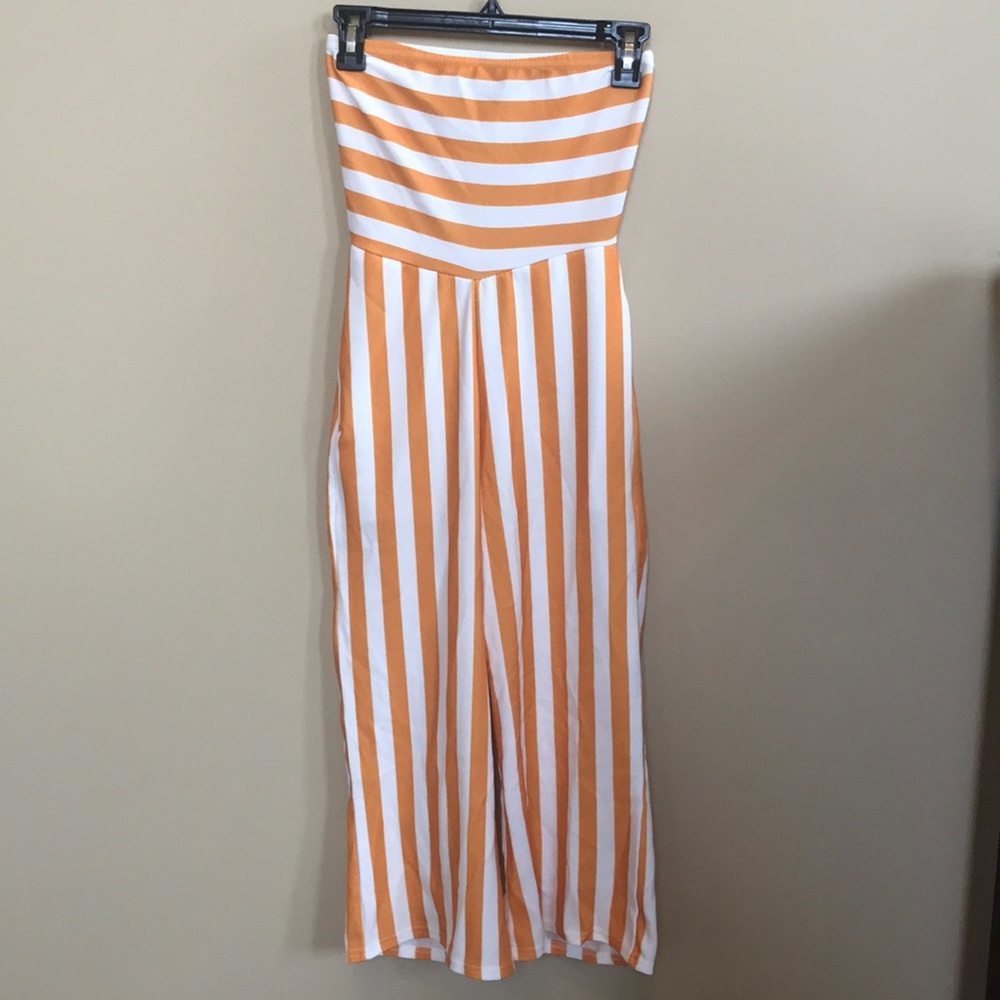 Pretty Little Thing bandeau culotte jumpsuit